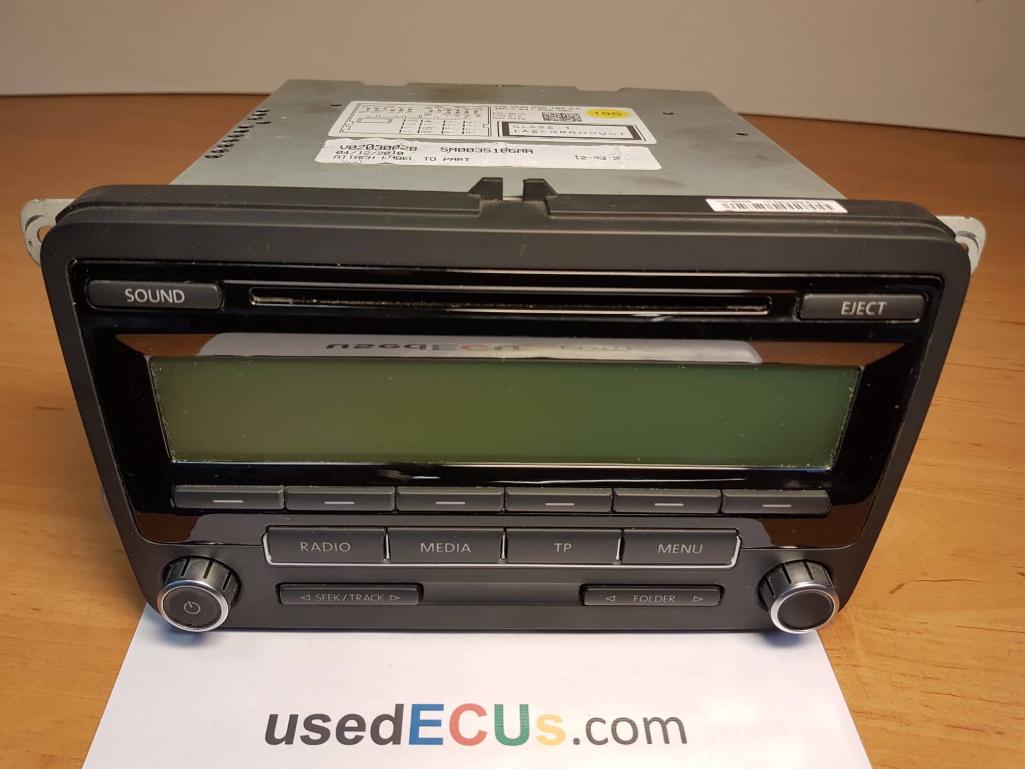 Vw polo head unit top