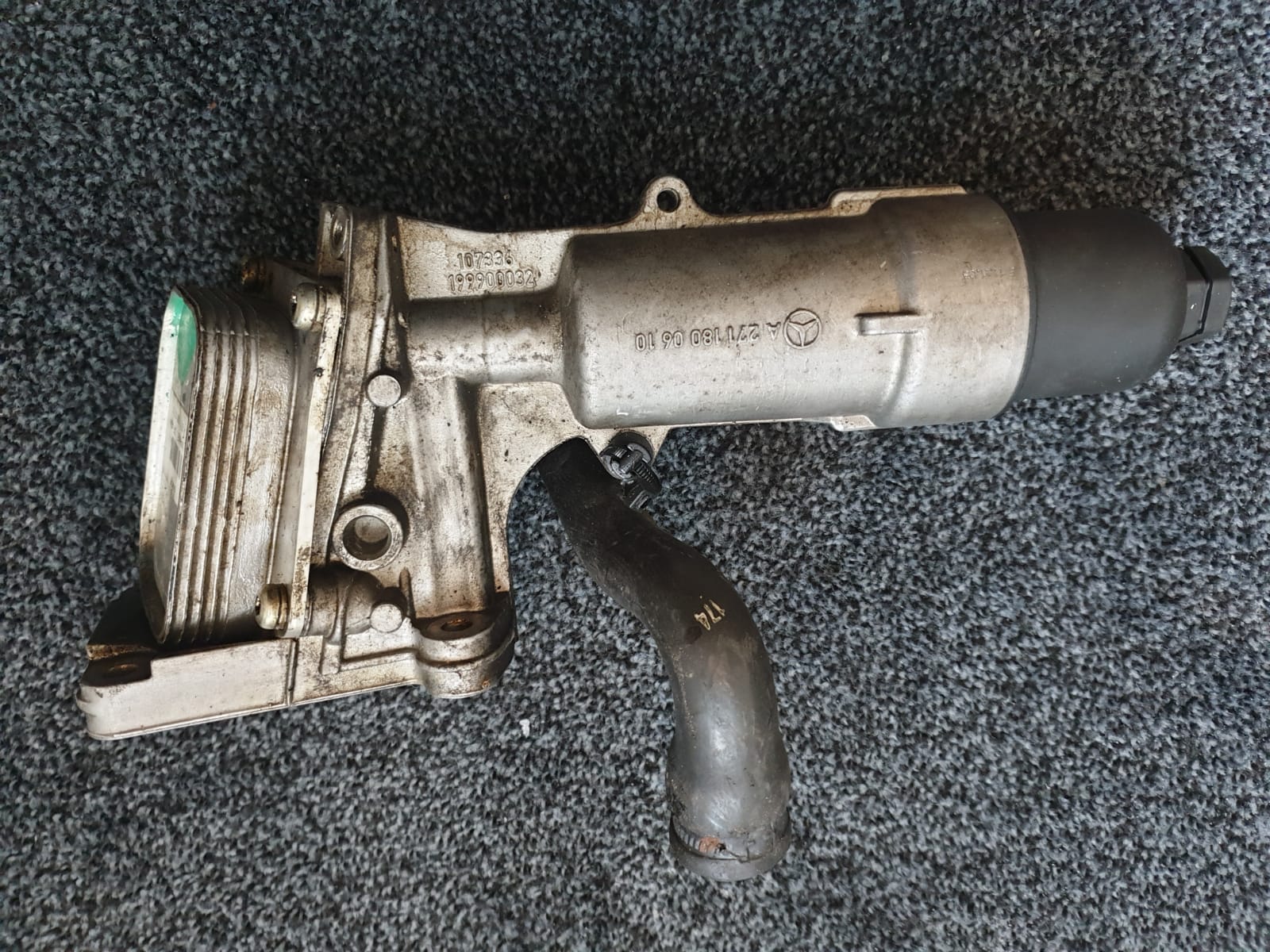 W203 oil shop cooler