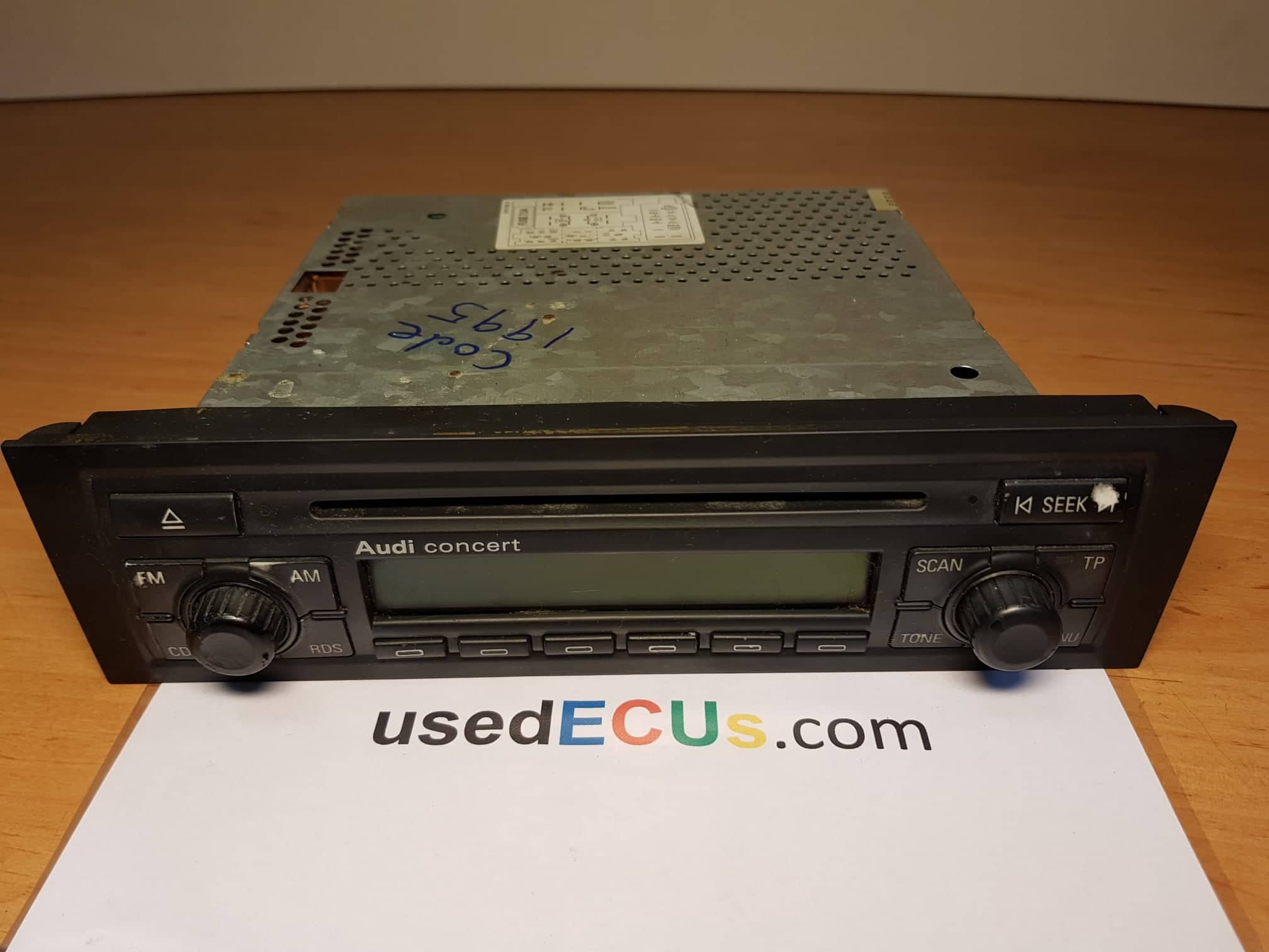 Audi A3 2003 08 Audio Radio Cd Player With Code Usedecus Com