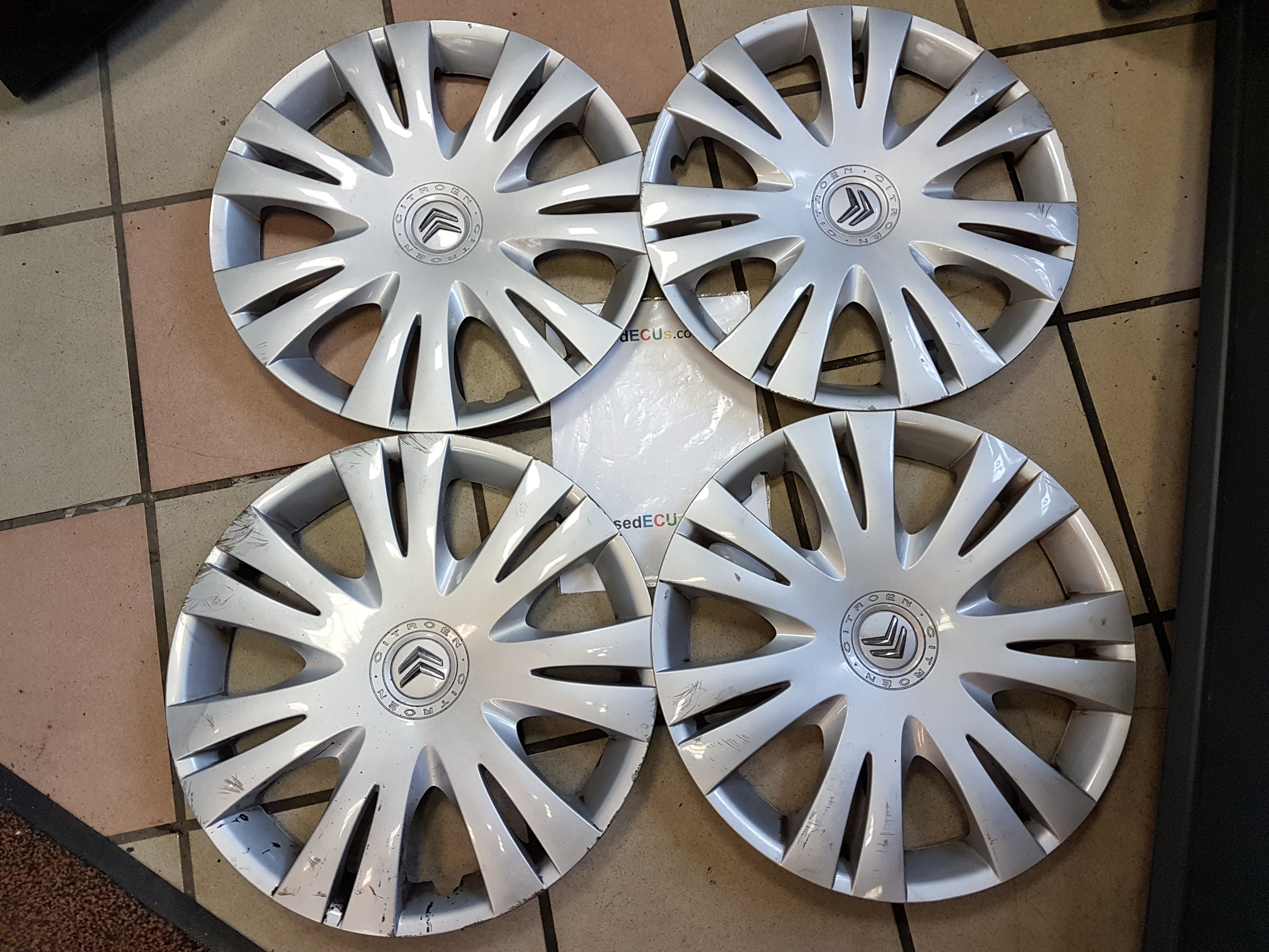 FREE GIFT #E C4 PICASSO SET OF 4 16" WHEEL TRIMS,RIMS TO FIT CITROEN C4 COUPE 